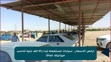 أرخص الأسعار.. سيارات مستعملة تبدأ بـ47 ألف جنيه تناسب ميزانيتك تمامًا